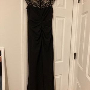 Xacape long black gown